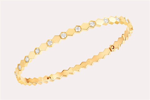 歐美大牌18K金手鐲玫瑰金白金黃金鉆石手鐲個(gè)性定制MISSG高檔珠寶生產(chǎn)廠家來圖來樣加工