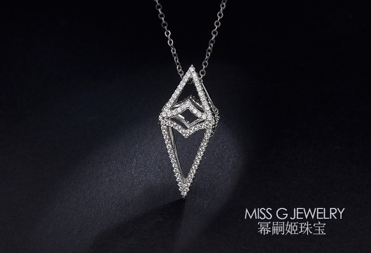 S925銀錐形特色吊墜