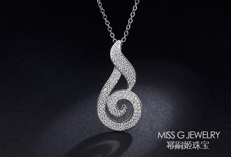 s925銀 時(shí)尚銀飾吊墜