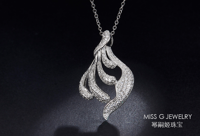 S925銀鑲鋯石吊墜