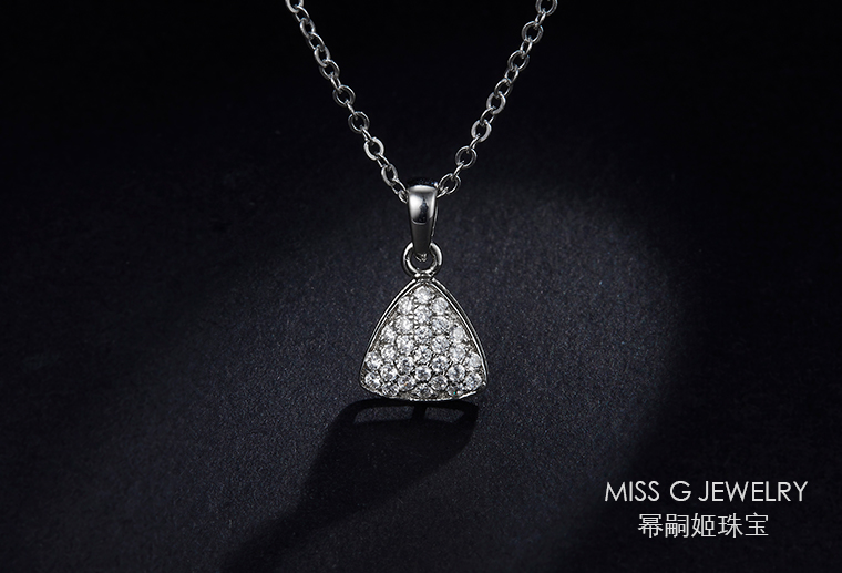 S925銀鑲鋯石吊墜