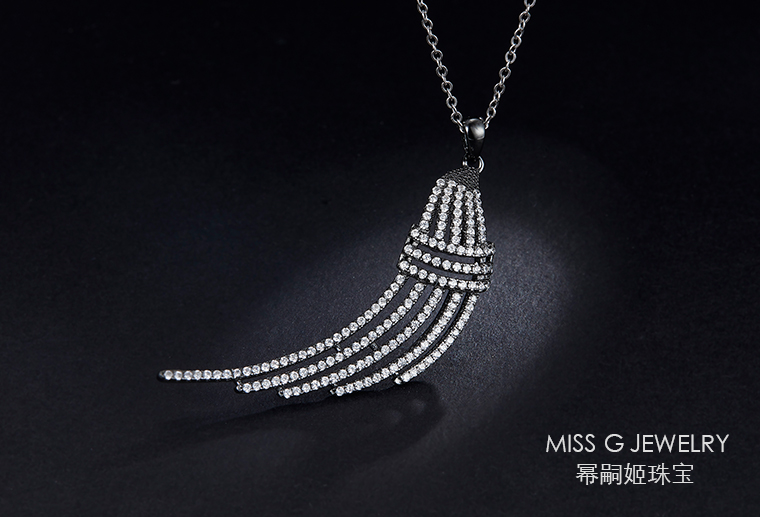 S925銀鑲鋯石吊墜