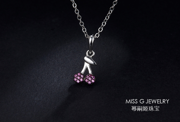 S925銀鑲鋯石吊墜